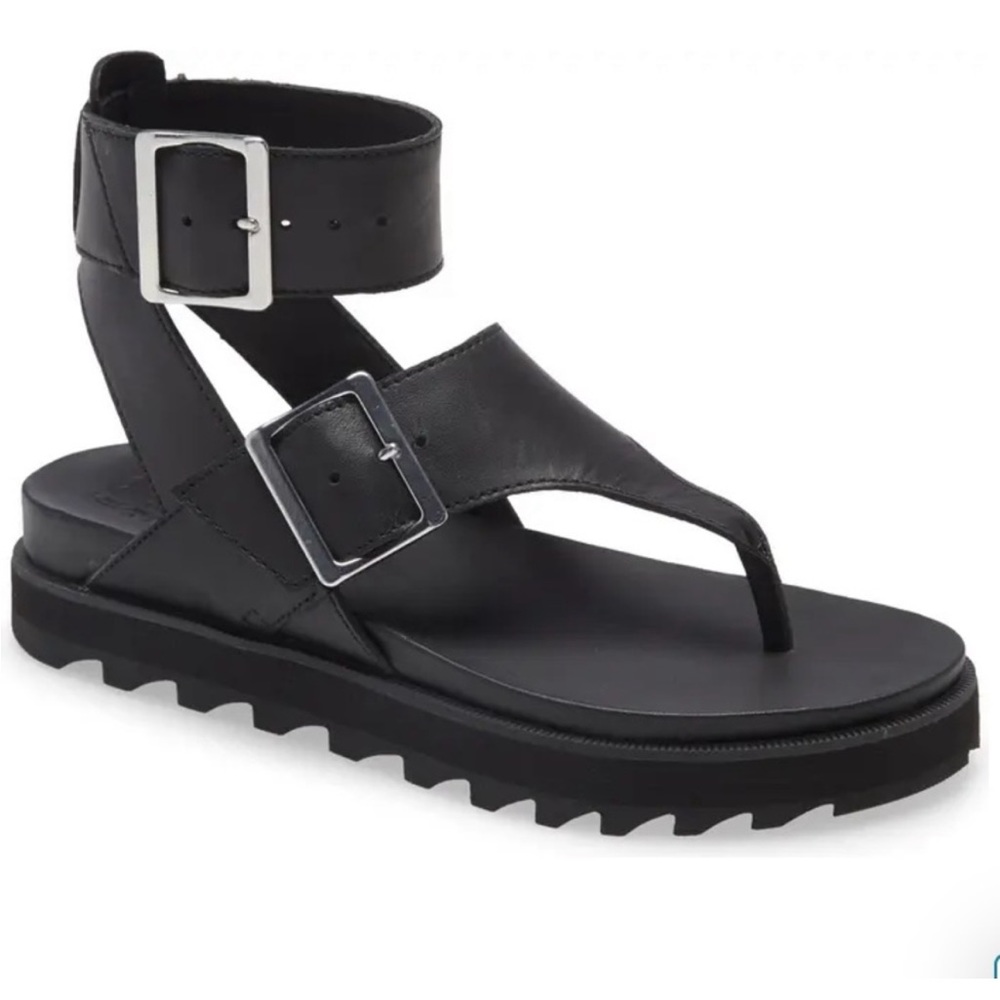COPY - Sorel ankle t-strap sandal / flip flops